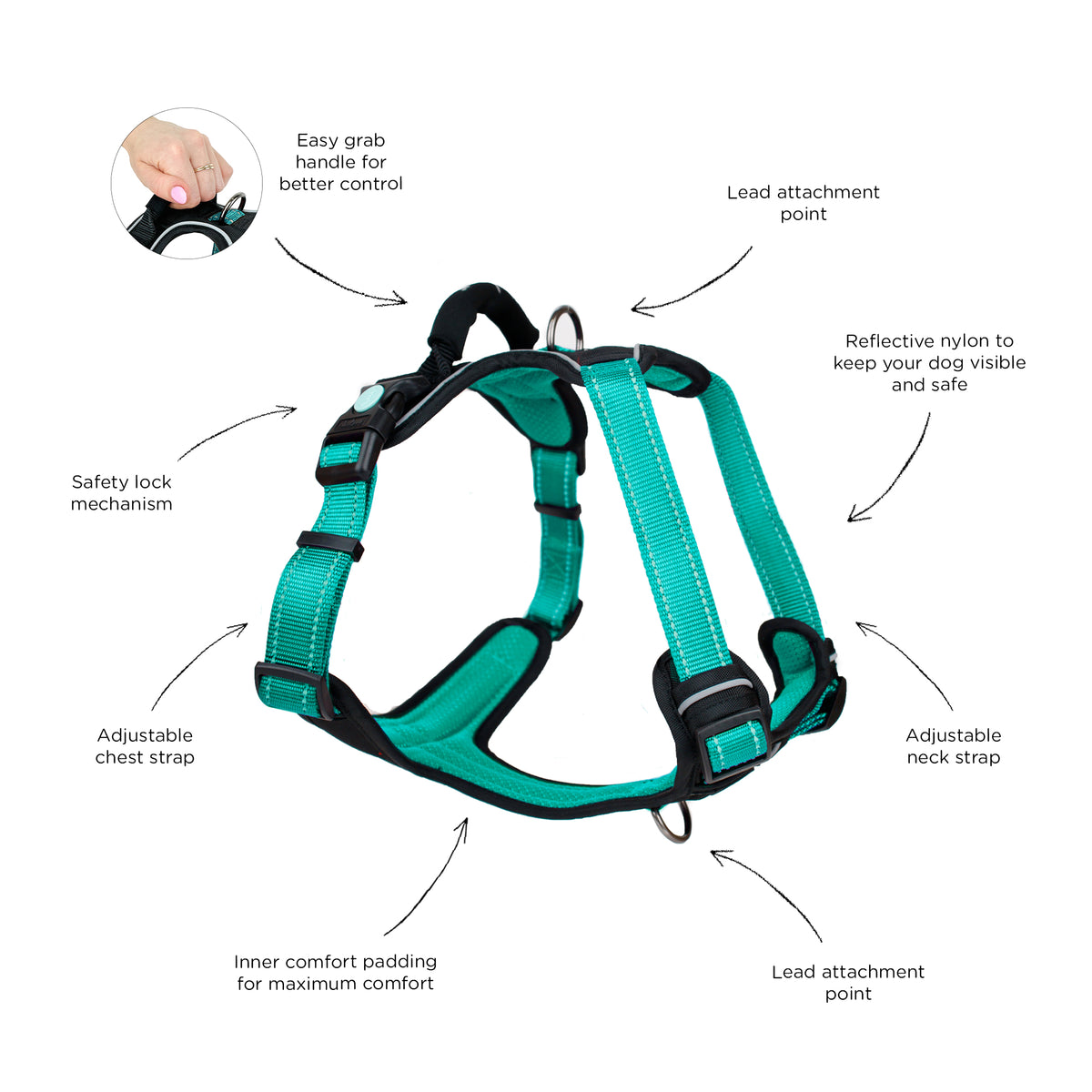 Harness Dog Huskimo Ultimate Ningaloo LRG