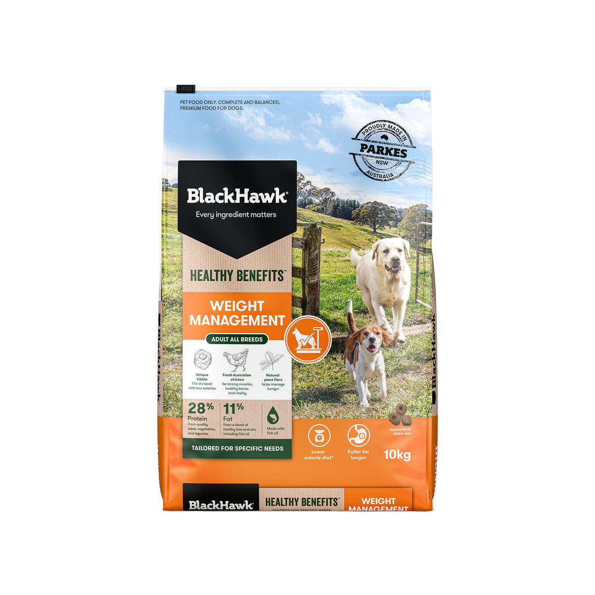 Black Hawk Healthy Benefits Dog Weight Management 10kg