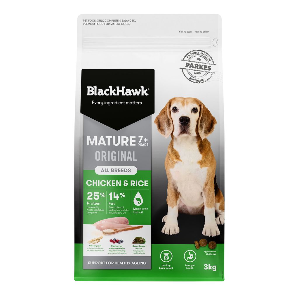 Black Hawk Dog Adult Mature Chicken Rice 20kg