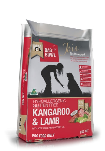 MFM Dog Kangaroo And Lamb 9kg - Red
