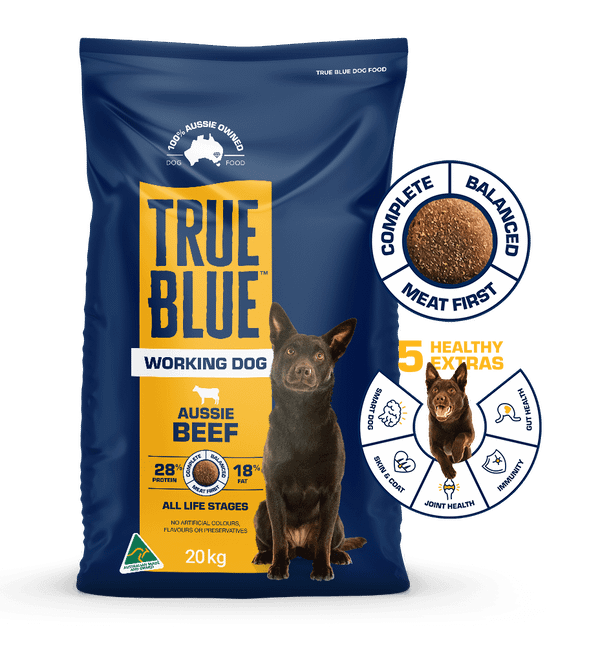 True Blue Working Dog Beef (Yellow) 20KG