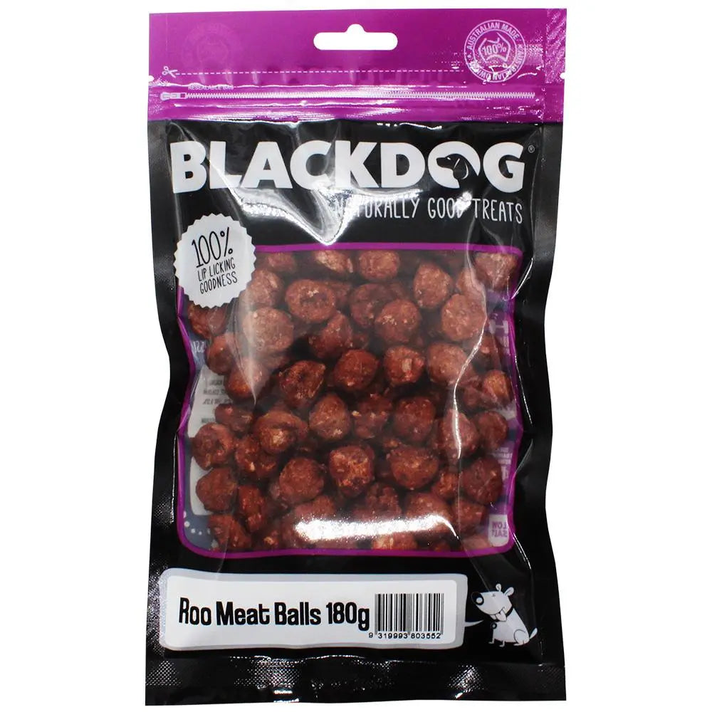 Black Dog Treats Roo Meat Balls 250gm