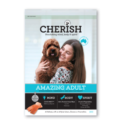 Cherish Dog Amazing Adult Chicken Salmon 15KG