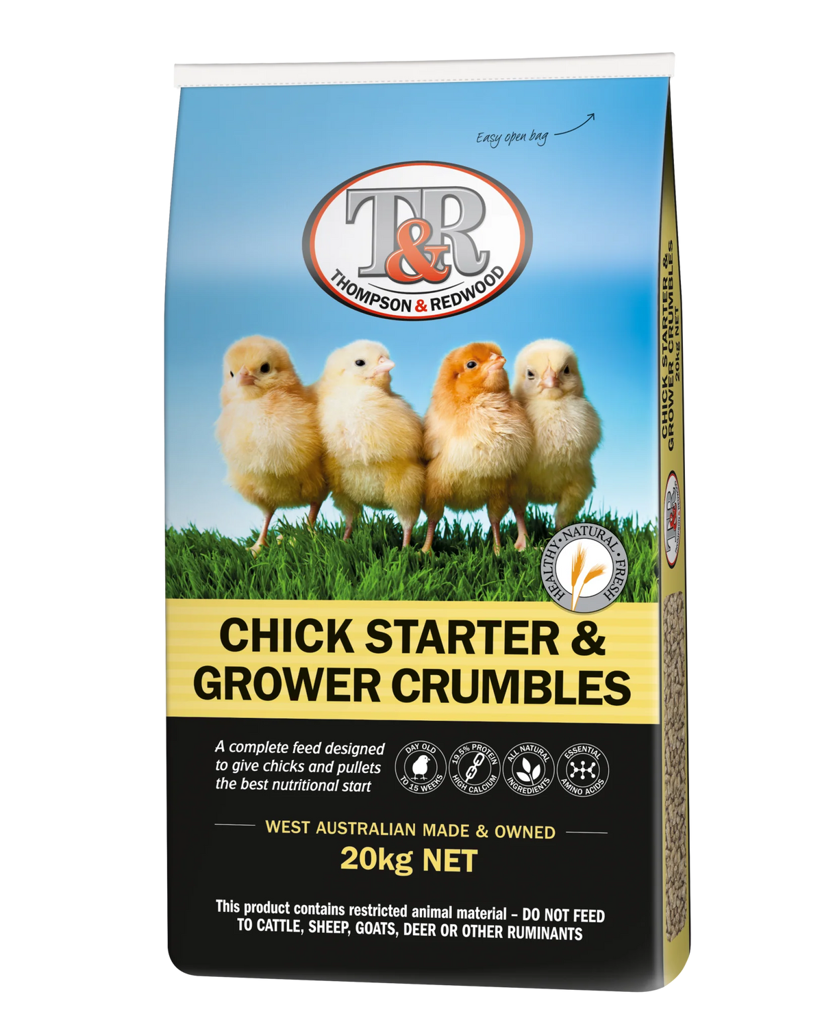 Chick Starter And Grower Crumbles Tandr 20kg