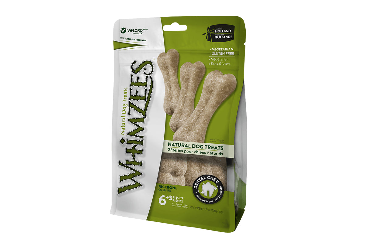 Whimzees Rice Bone Med/large Value Bag 9pk