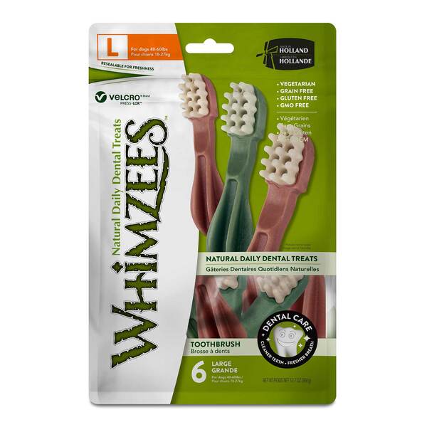 Whimzees Toothbrush Star Large Value Bag 6 Pack