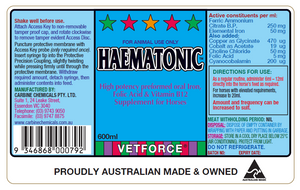 Carbine Chemicals Haematonic