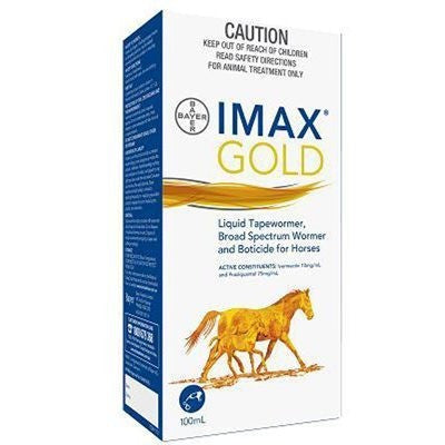 Imax Gold Broad Spectrum Wormer & Boticide for Horses 100ml