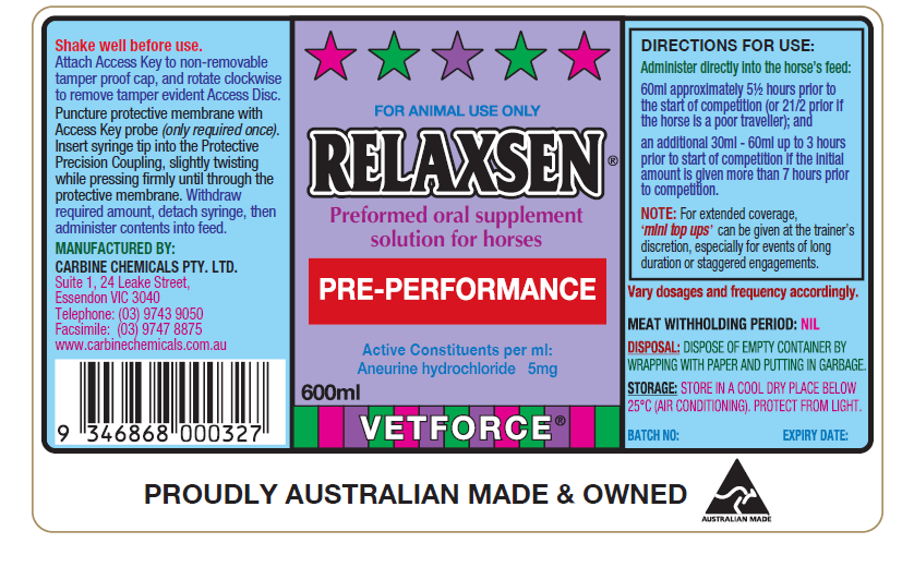 Carbine Chemicals Relaxsen