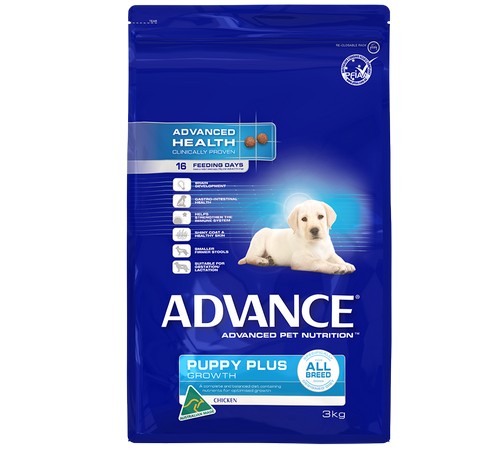 Advanced dog PUPPY Med Breed Chicken with Rice 3kg