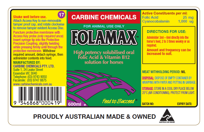 Carbine Chemicals Folamax